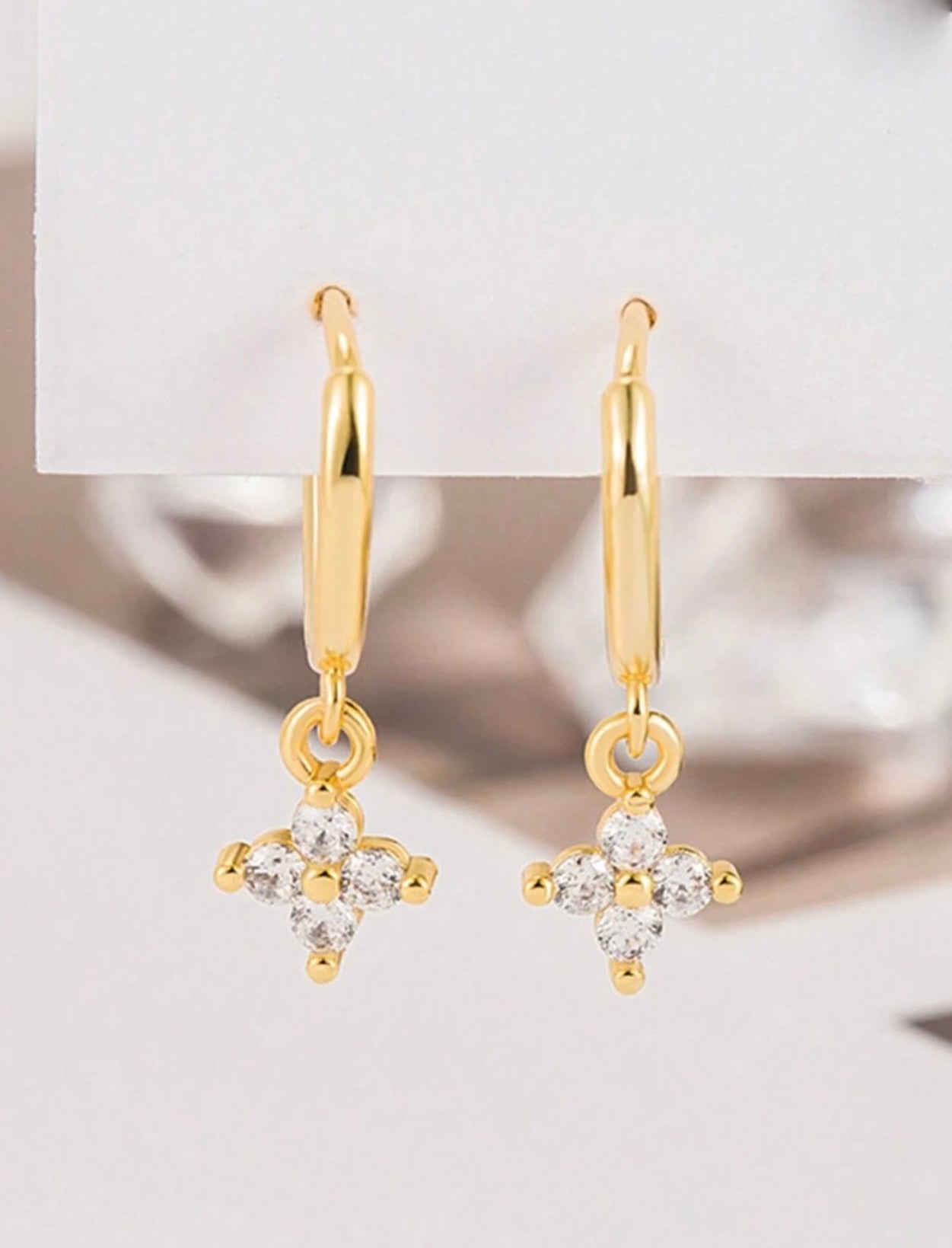 Lunara Earrings in Gold