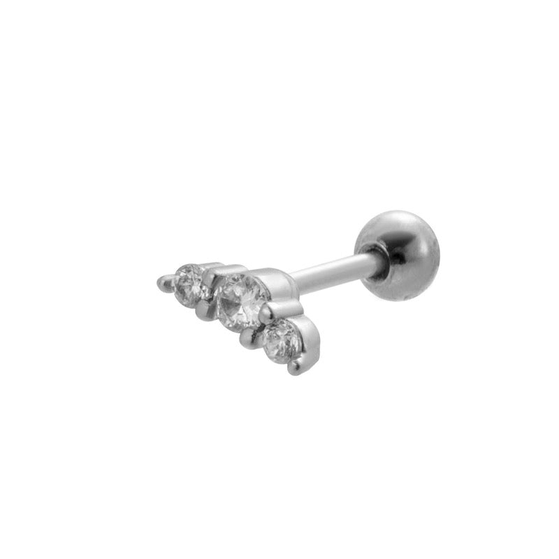 Silver Gleam Studs