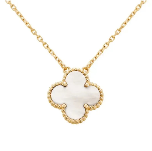 Stainless Steel Four Leaf Clover Necklace