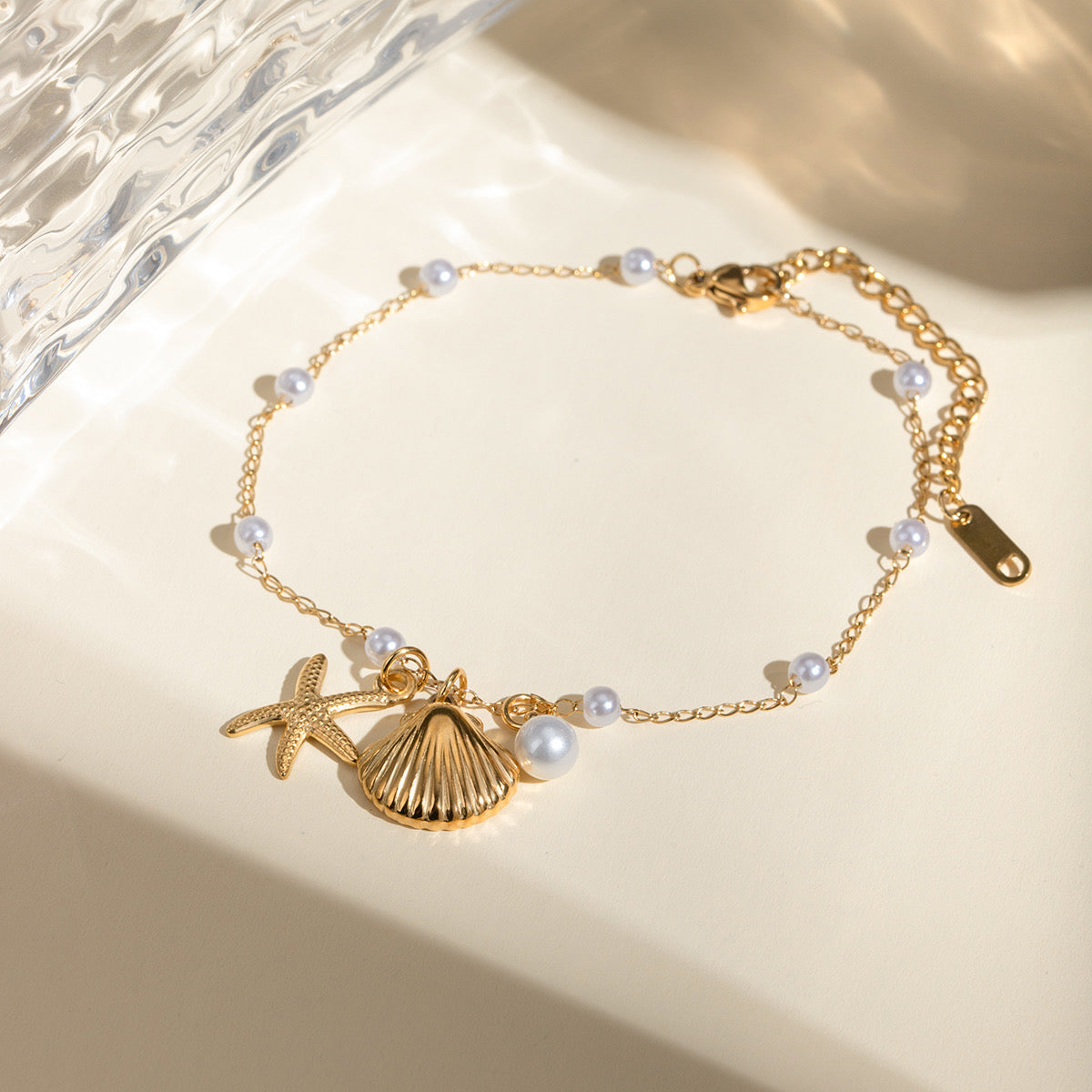 Pearl Starfish Shell Anklet/Bracelet